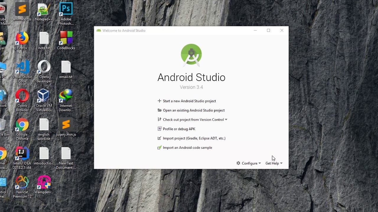 installing android studio on windows 10